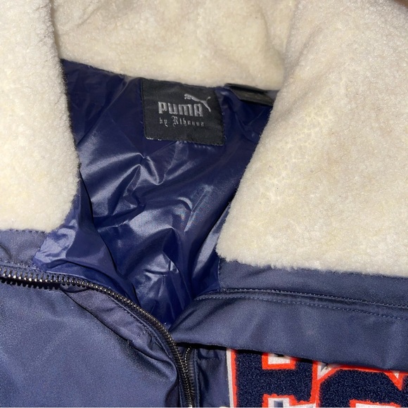 Rare Rihanna Fenty x Puma Oversized Cropped Puffer Jacket - Picture 4 of 6